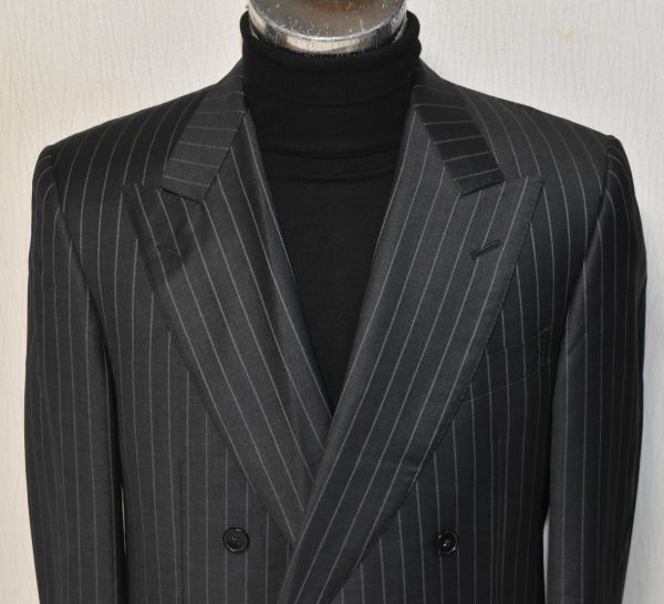 *Ermenegildo Zegna MISURA TROFEO* Zegna * feather woven . only . man . production #book@ cut feather # color . exist gray wide width purple stripe # comfortable is good high class suit 48/50/M