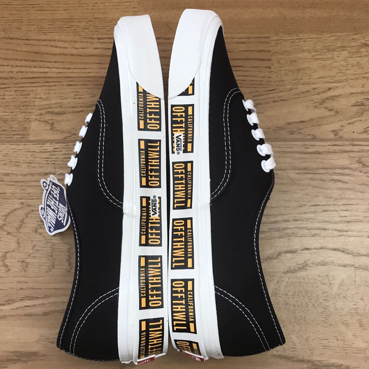 VANSスニーカー バンズ スニーカー オーセンティック キャンバス 44DX ローカット スケーター バンズ VANS ブラック 黒 メンズ 27.5㎝_画像5