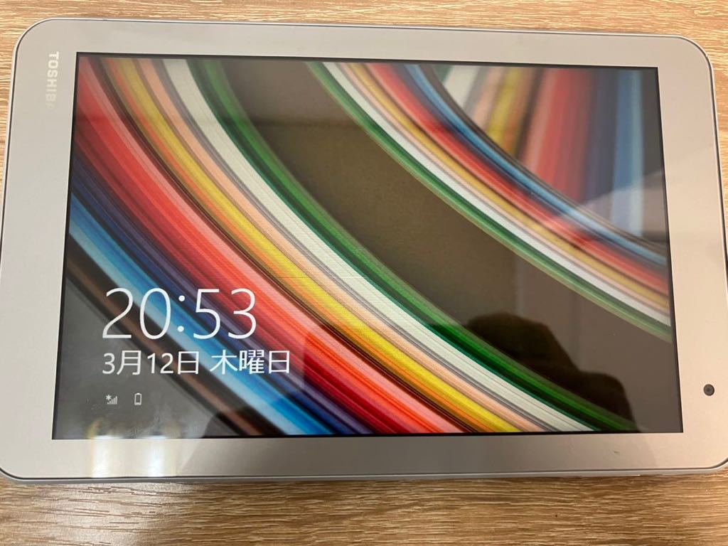 【E/H010】TOSHIBA dynabook S38 Model:WT8-B 東芝 ダイナブック タブレット ※通電確認済_画像4