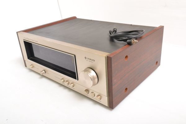 M071V03V　TRIO★トリオ★KT-5007★ステレオチューナー★SOLID STATE AM-FM STEREO TUNER★オーディオ機器_画像2