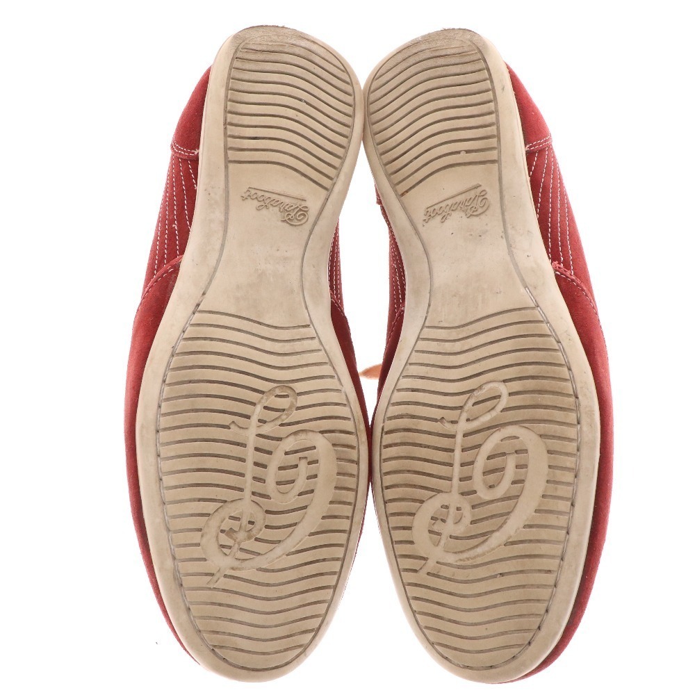 ■ パラブーツ スニーカー スエード 靴 メンズ 6 1/2 レッド 赤_画像4