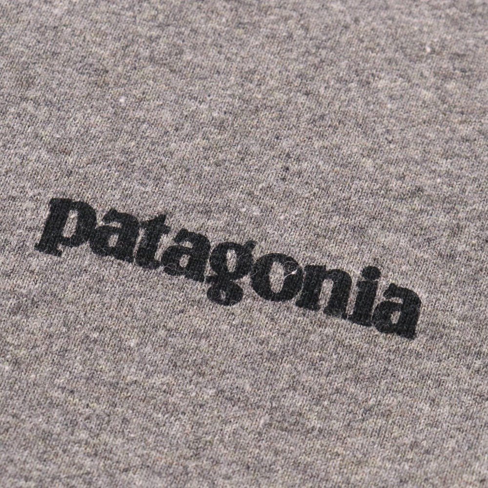 ■ パタゴニア Tシャツ ロングスリーブ P-6 ロゴ 38518 長袖 トップス メンズ M グレー_画像4