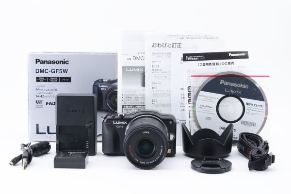 【箱付き・極上美品】 Panasonic パナソニック LUMIX DMC-GF5 レンズキット ミラーレス一眼 カメラ　　#1229_画像1