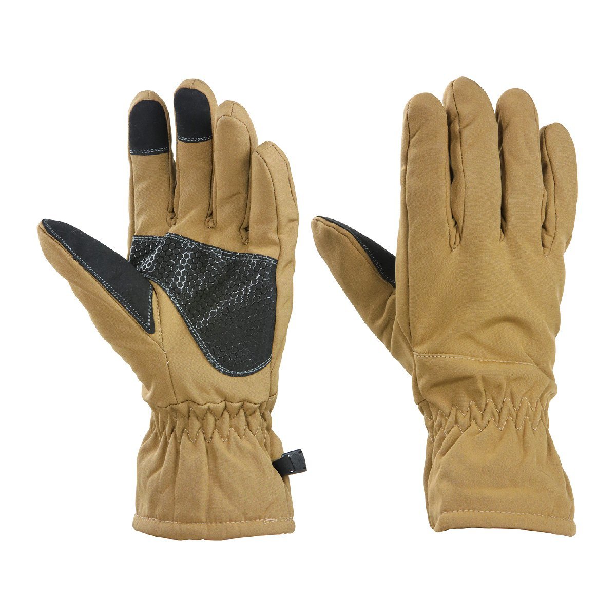  bike glove M size khaki bike gloves slip prevention men's lady's winter glove protection against cold heat insulation ski snowboard mountain climbing outdoor 