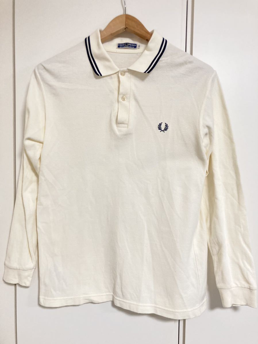 FRED PERRY（フレッドペリー）の長袖ポロシャツ　Sサイズ　送料無料_画像1