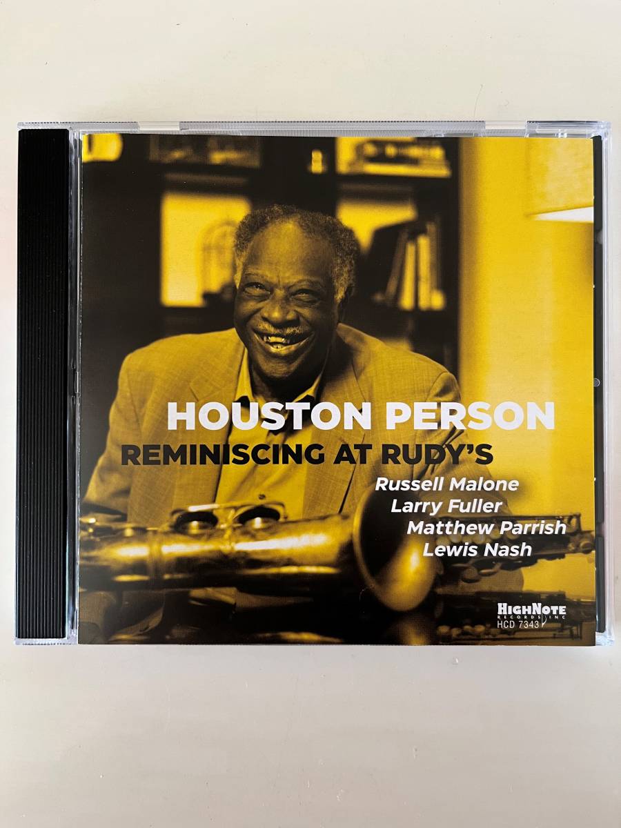 【CD】【2022 US盤】HOUSTON PERSON / REMINISCING AT RUDY'S_画像1