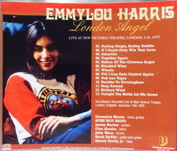 Emmylou Harris London Angel 1975 1CD-R_画像2