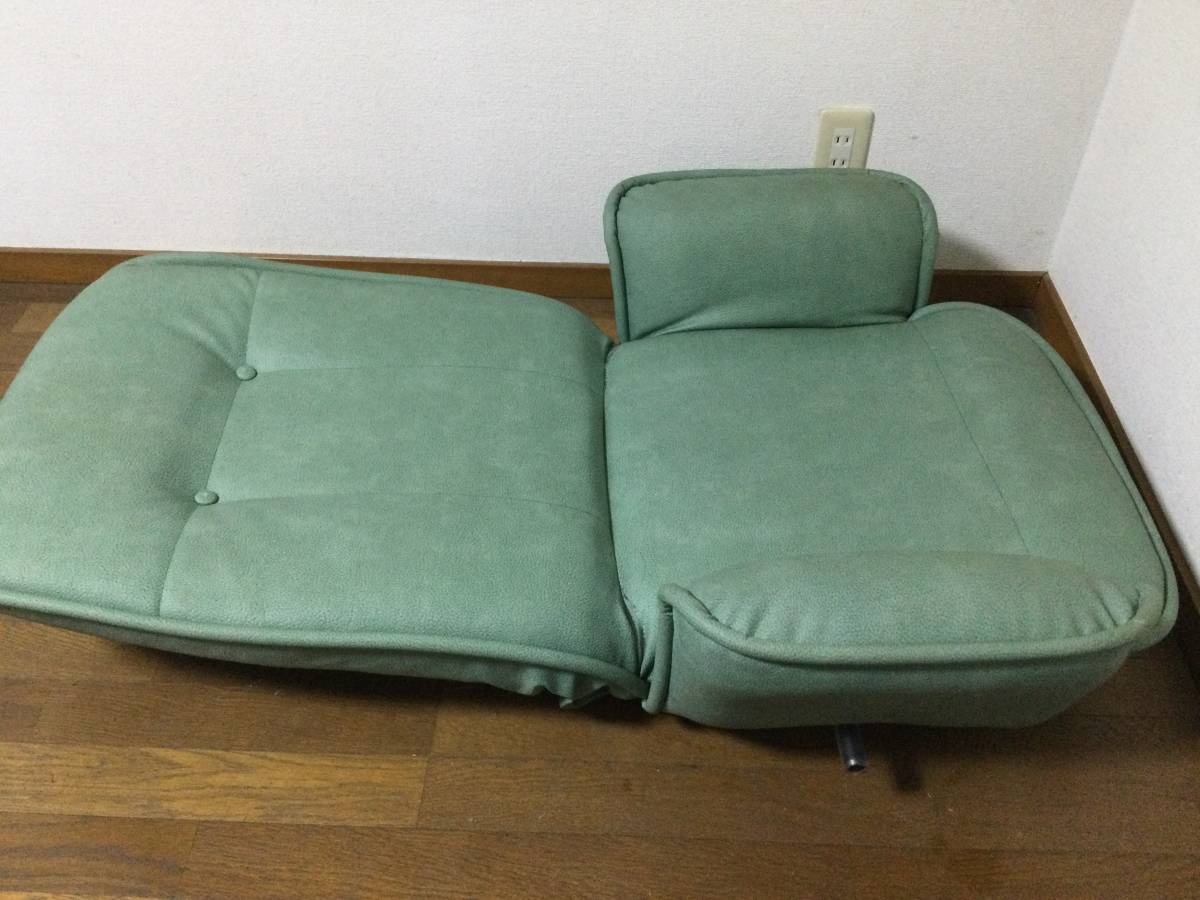 1 местный . диван поворотный сиденье "zaisu" низкий стул наклонный низкий диван - relax стул регулировка, переворачивание возможность зеленый 