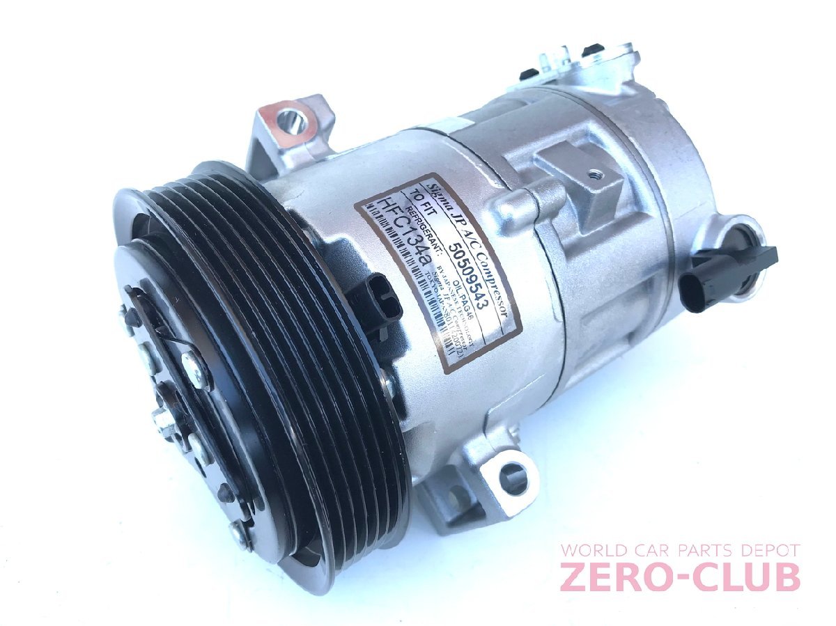 ZERO-CLUBオリジナル『アルファロメオ ジュリエッタ 940A1 1.8L用/ACコンプレッサー 新品』【ACAL-GIU-V2】