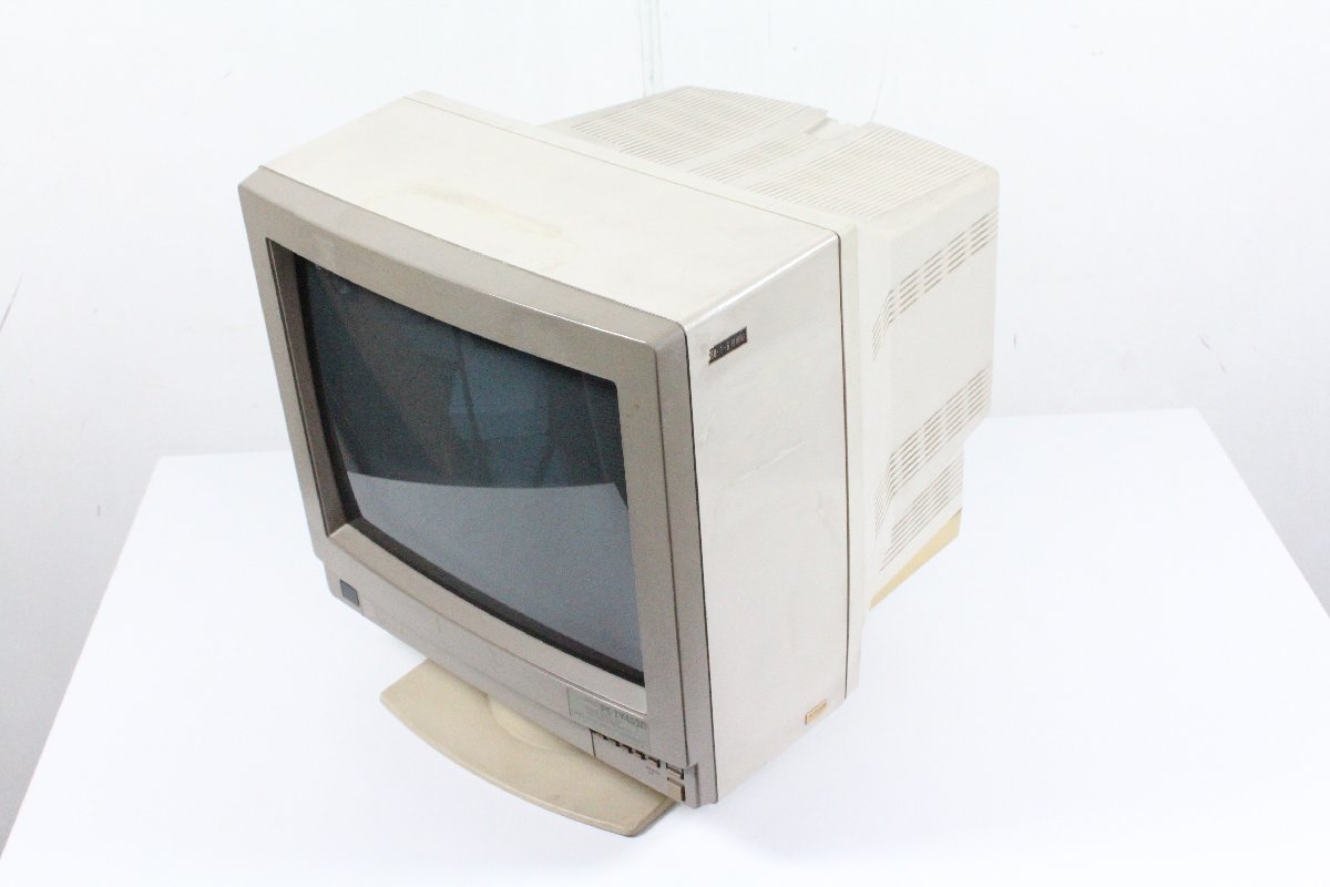 NEC PC-TV453N カラーディスプレイテレビ 15インチ ブラウン管モニター CRT 1988年製 日本電気 【ジャンク品】_画像2