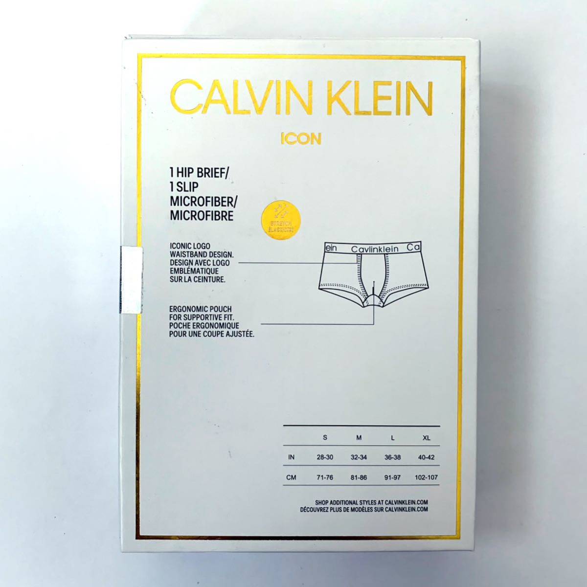 Calvin Klein ボクサーパンツ ICON Mサイズ 3枚セット ブラック ダークブルー ライトブルー 送料無料 最短発送 カルバンクライン_画像2