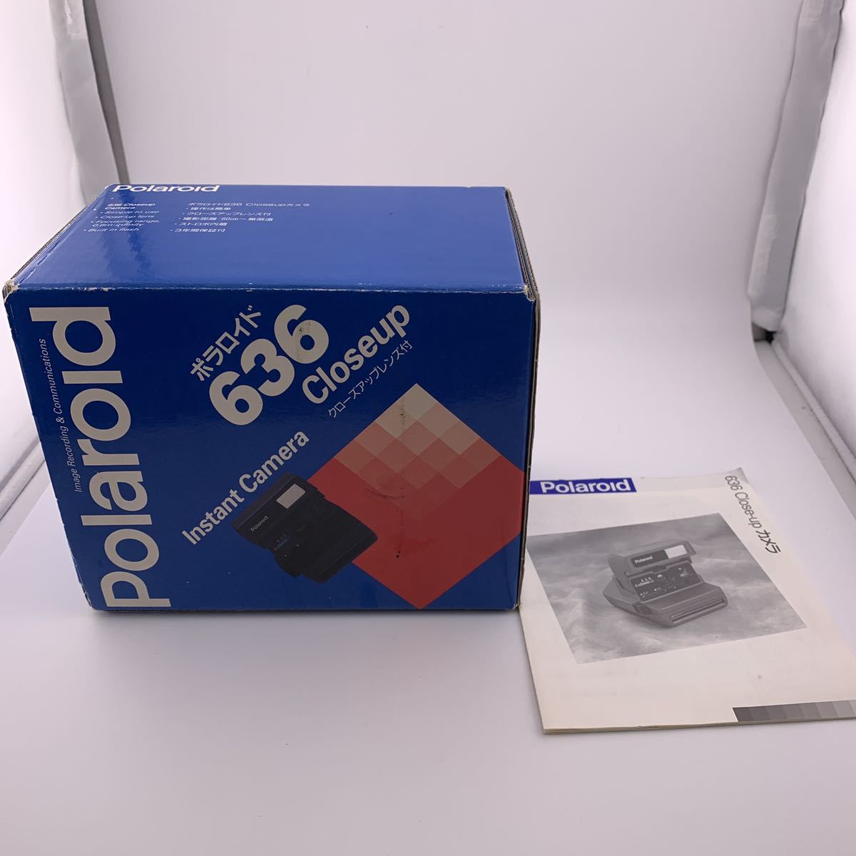 Polaroid 636 ポラロイド ポラロイドカメラ インスタントカメラ レトロ アンティーク　箱付き　●ジャンク品● 【S80368-308】_画像10