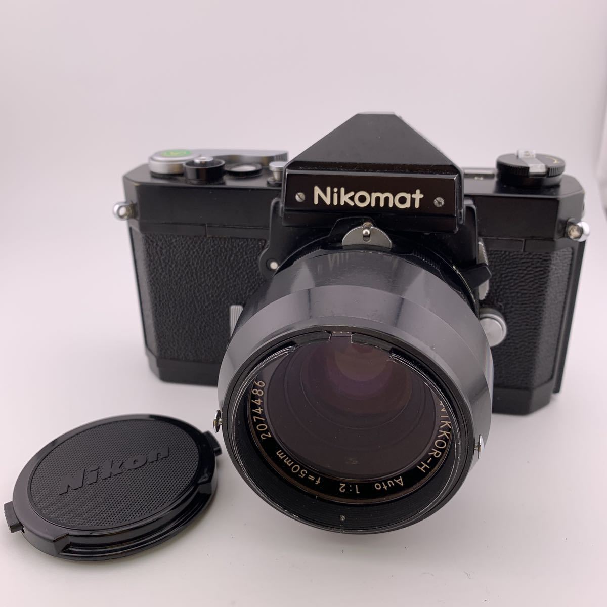 Nikomat FTN フィルムカメラ NIKKOR-H Auto 1:2 f=50mm レンズ ケース付き 【S80387-H16】_画像2