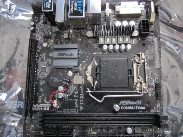 ASRock B360M-ITX/ac B360 LGA1151 DDR4 USB3.1 SATA6Gb/s Mini-ITX_画像2