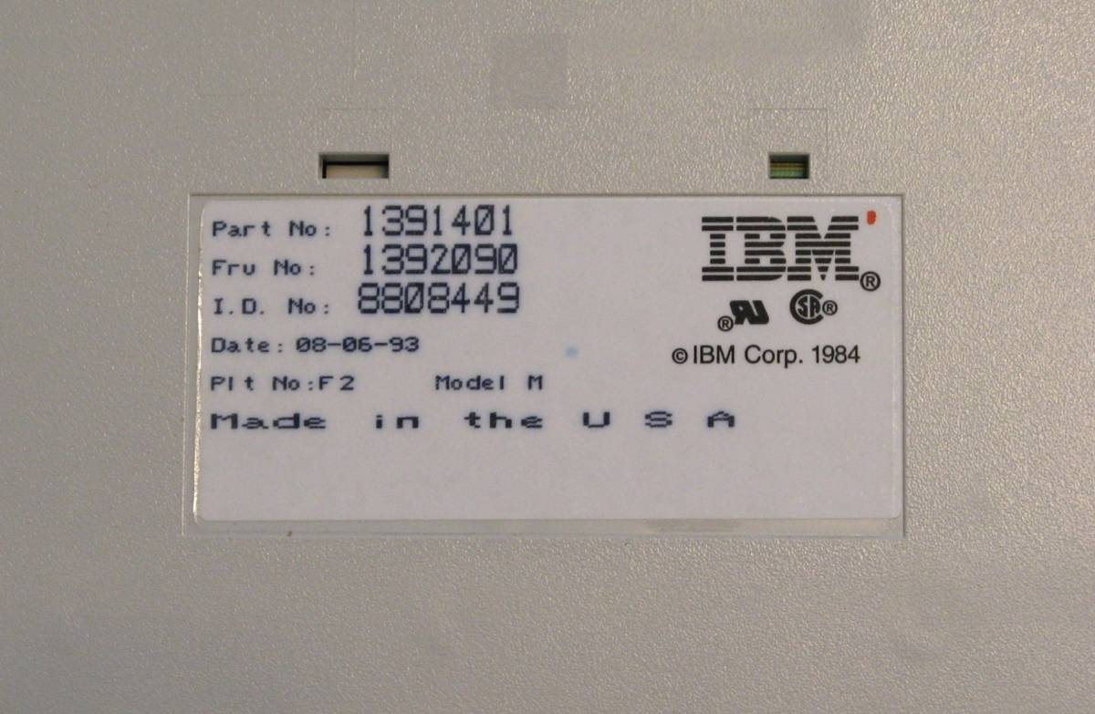【新品未使用】IBM model M 1391401 バックリング・スプリング・キーボード【青色ロゴ】_画像5