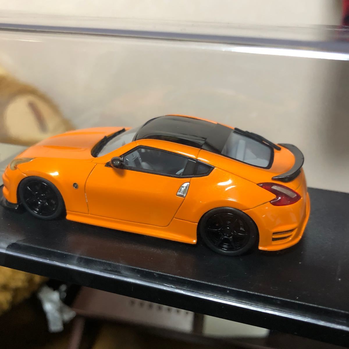 440 完成品 1/43　ハイストーリープレミアム　日産　フェアレディZ　Z34　2009　オレンジ 模型 完成品 ミニカー_画像6