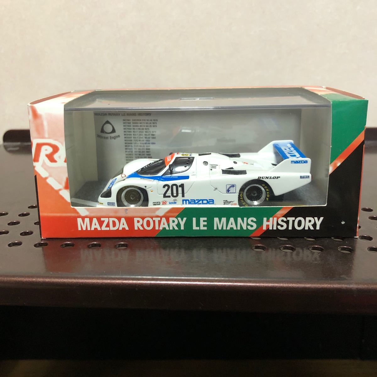 165 未使用 1/43 ミニカー マツダ MAZDA 757 ルマン 1987 #201 マツダ ロータリー ルマン ヒストリー スパーク MC8712 Spark 完成品の画像1