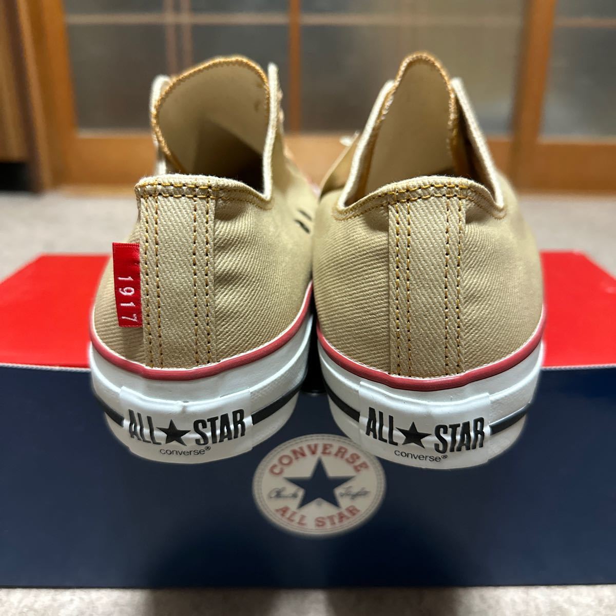 CONVERSE ALL STAR NYLON OX 8(26.5cm) コンバース オールスター　ナイロン　2003年　当時物　シャンパン　日本製_画像6