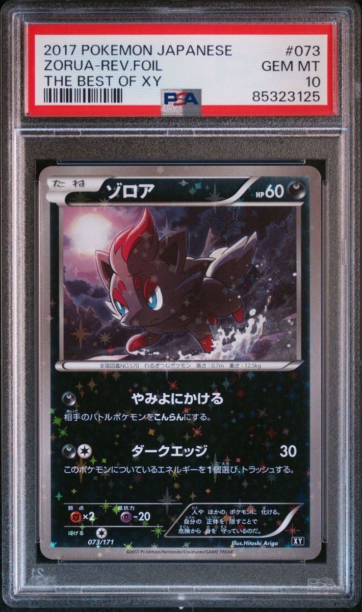 PSA10 連番　ゾロア　ゾロアーク　ミラー　the best of xy