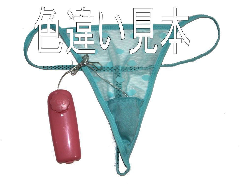 NA Ｔバック パンティ すけすけ 水玉 ドット セクシー パンツ レディース ショーツ LB296 黒 ローター 収納 ポケット 有 下着 パンツ_画像7