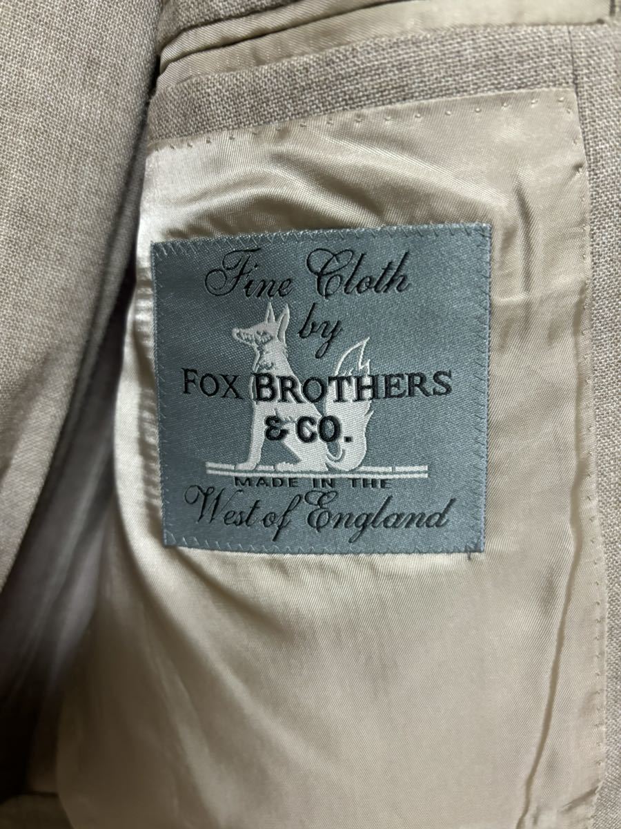 美品 guji ringjacket製 スーツ シングル 春夏 46 リングヂャケット　FOX BROTHERS フォックスブラザーズシングルスーツ_画像3