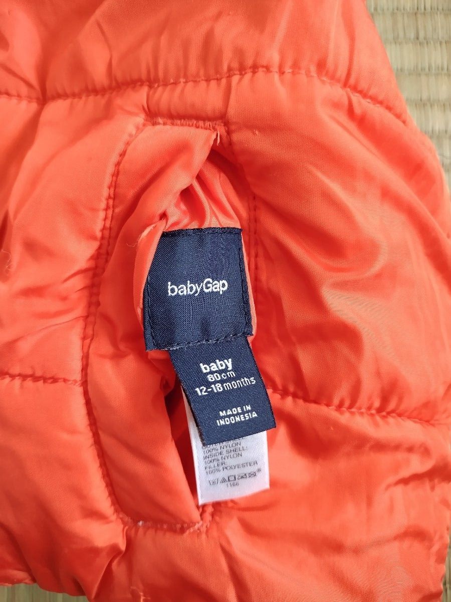 babyGap  ダウンベスト リバーシブル 80cm 