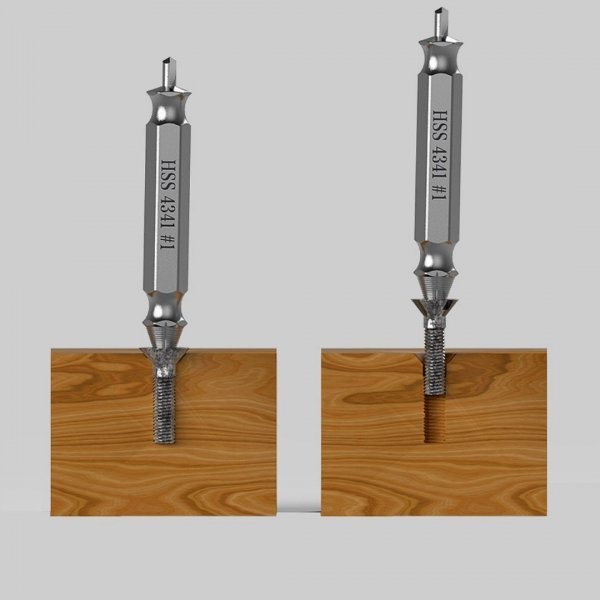 なめたネジ外し 5本 ドリル ビット バカネジ つぶれたネジ ネジ取り 折れ 143_画像2