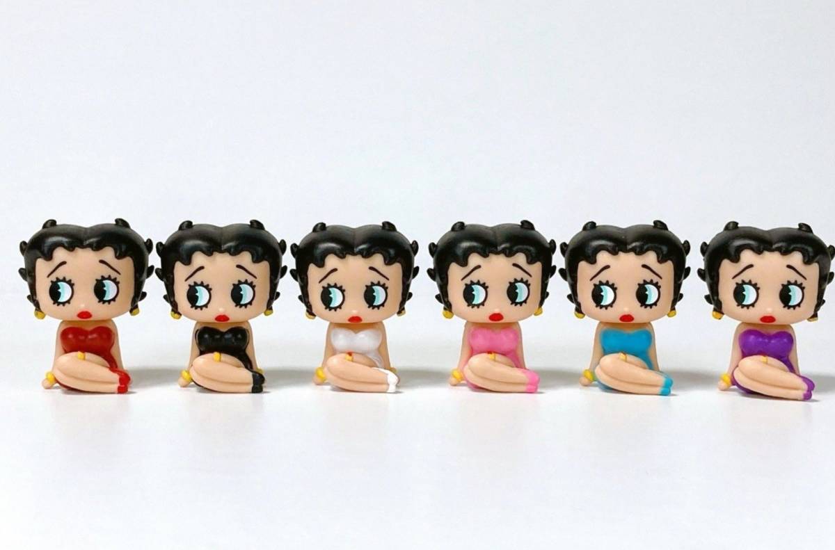 ベティちゃん ミニマスコット　Betty Boop ブープ フィギュア 人形ドール オブジェ置物 ソフビ 店舗ディスプレイ ガチャ食玩 新品未開封_画像2