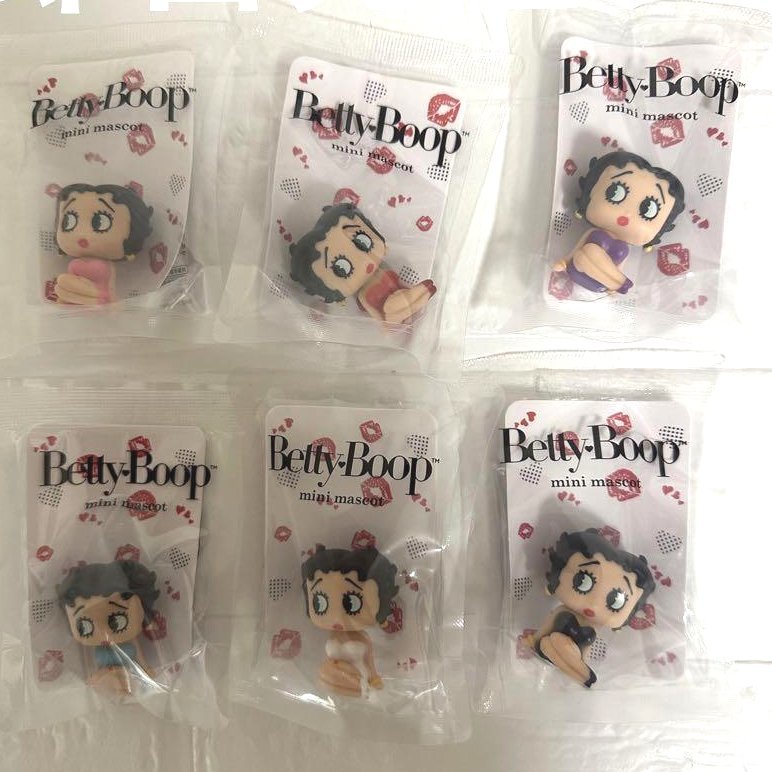 ベティちゃん ミニマスコット　Betty Boop ブープ フィギュア 人形ドール オブジェ置物 ソフビ 店舗ディスプレイ ガチャ食玩 新品未開封_画像5