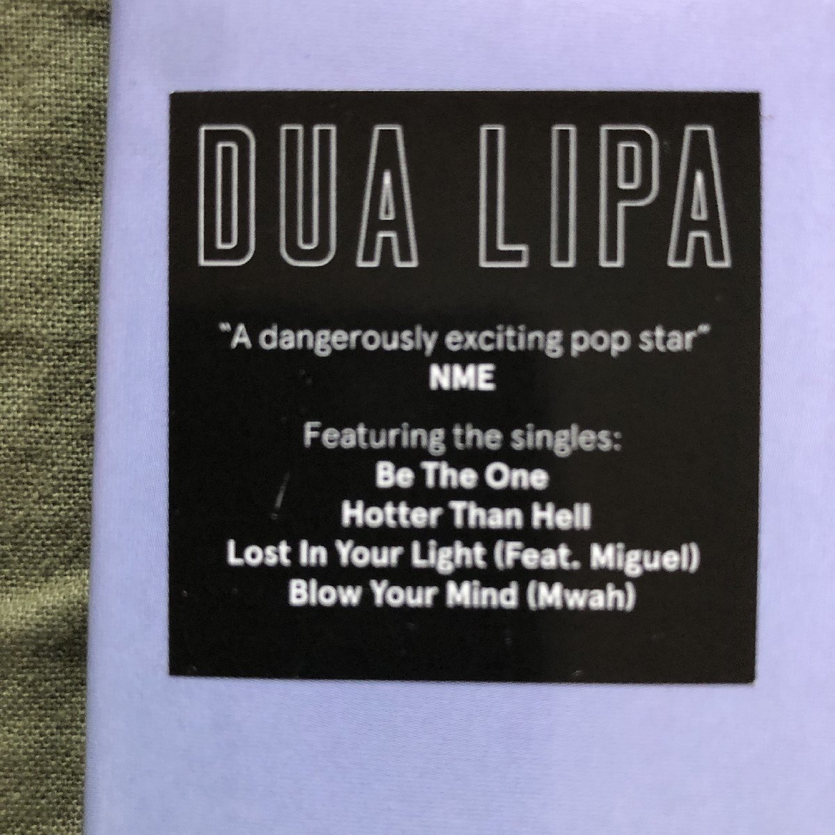 未開封新品 2019年 欧州盤 デュア・リパ Dua Lipa LPレコード S/T: New Rules, IDGAF a012840_画像3