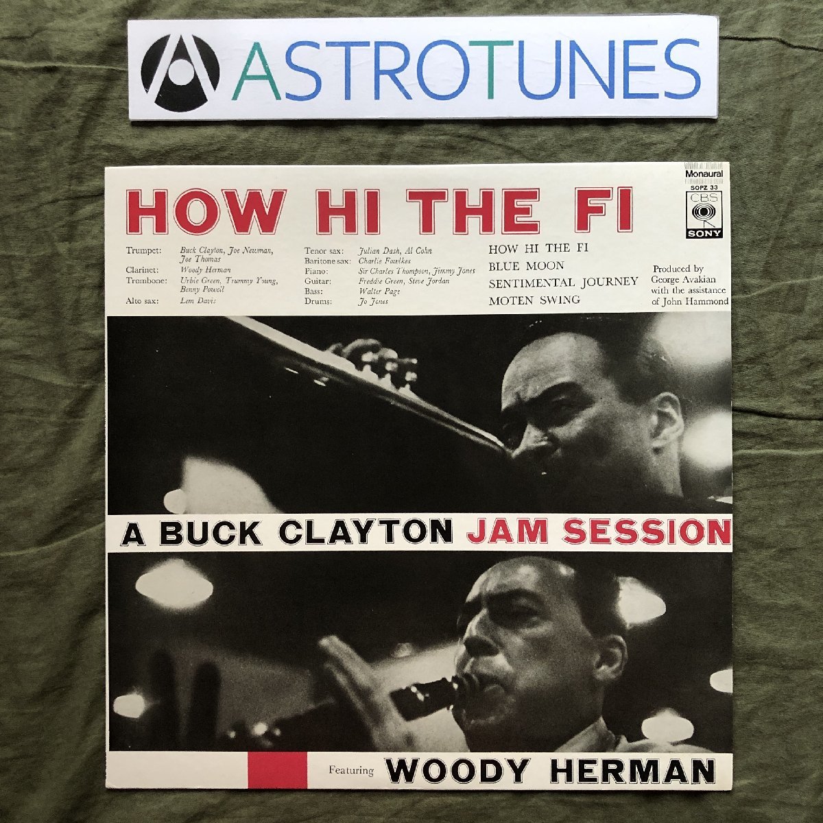 傷なし美盤 良ジャケ 国内盤 レア盤 Buck Clayton LPレコード Featuring Woody Herman ? How Hi The Fi Freddy Green,Steve Jordan,Al Cohn_画像1