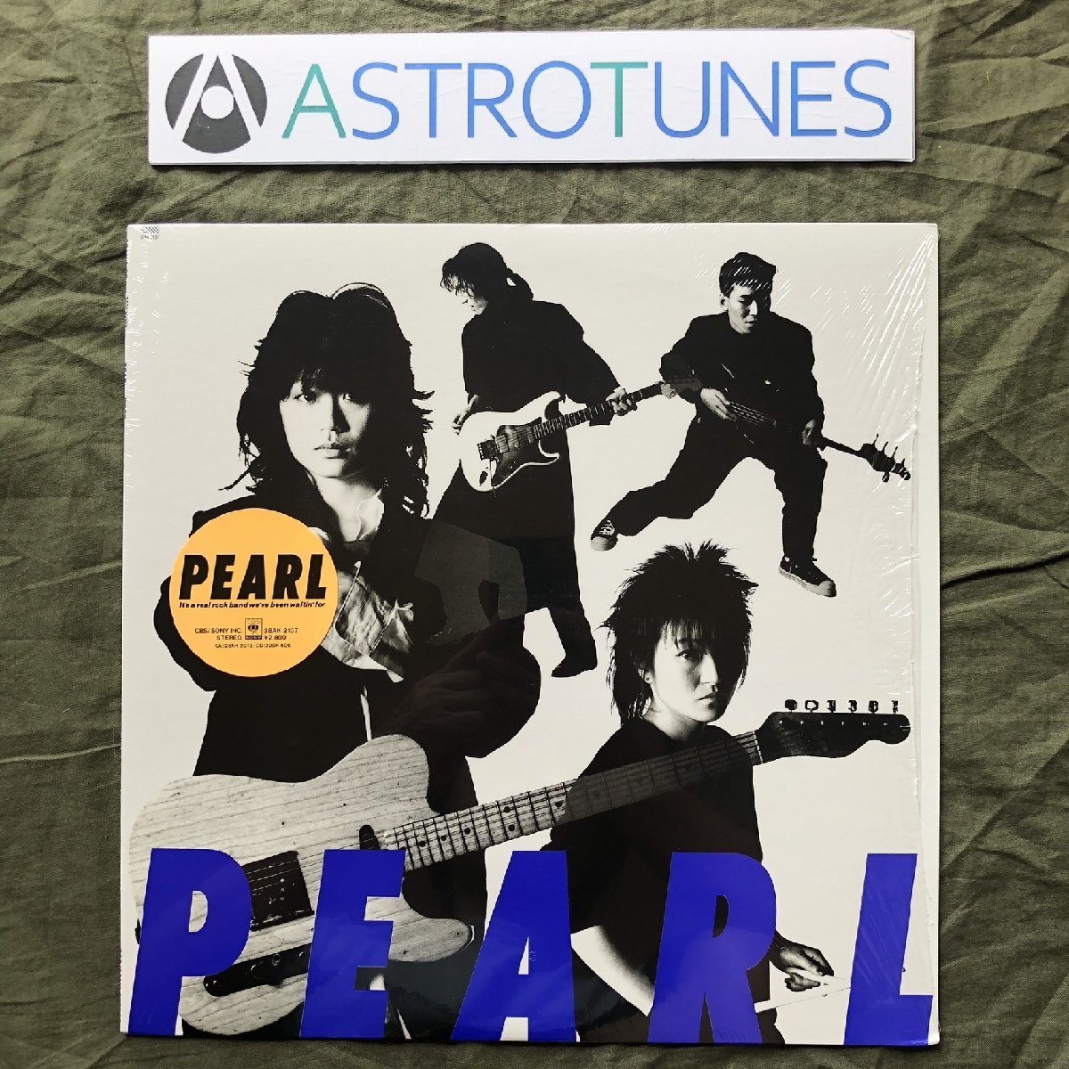 傷なし美盤 美ジャケ 1987年 オリジナルリリース盤 パール Pearl LPレコード ファースト First J-Rock 田村直美_画像1