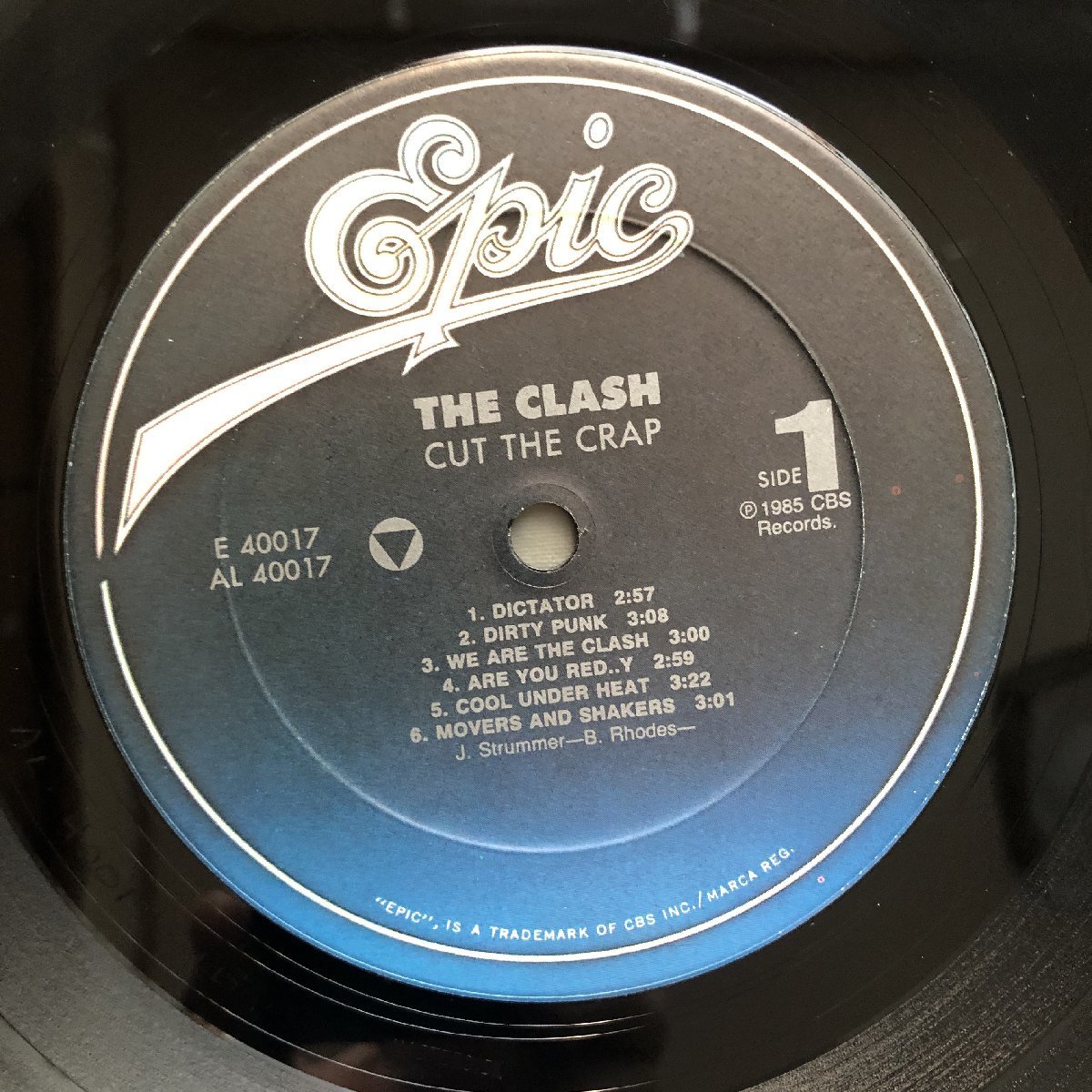 美盤 良ジャケ 1985年 MASTERDISK刻印 米国盤 クラッシュ The Clash LPレコード Cut The Crap パンク ニューウェーブ Joe Strummer_画像6