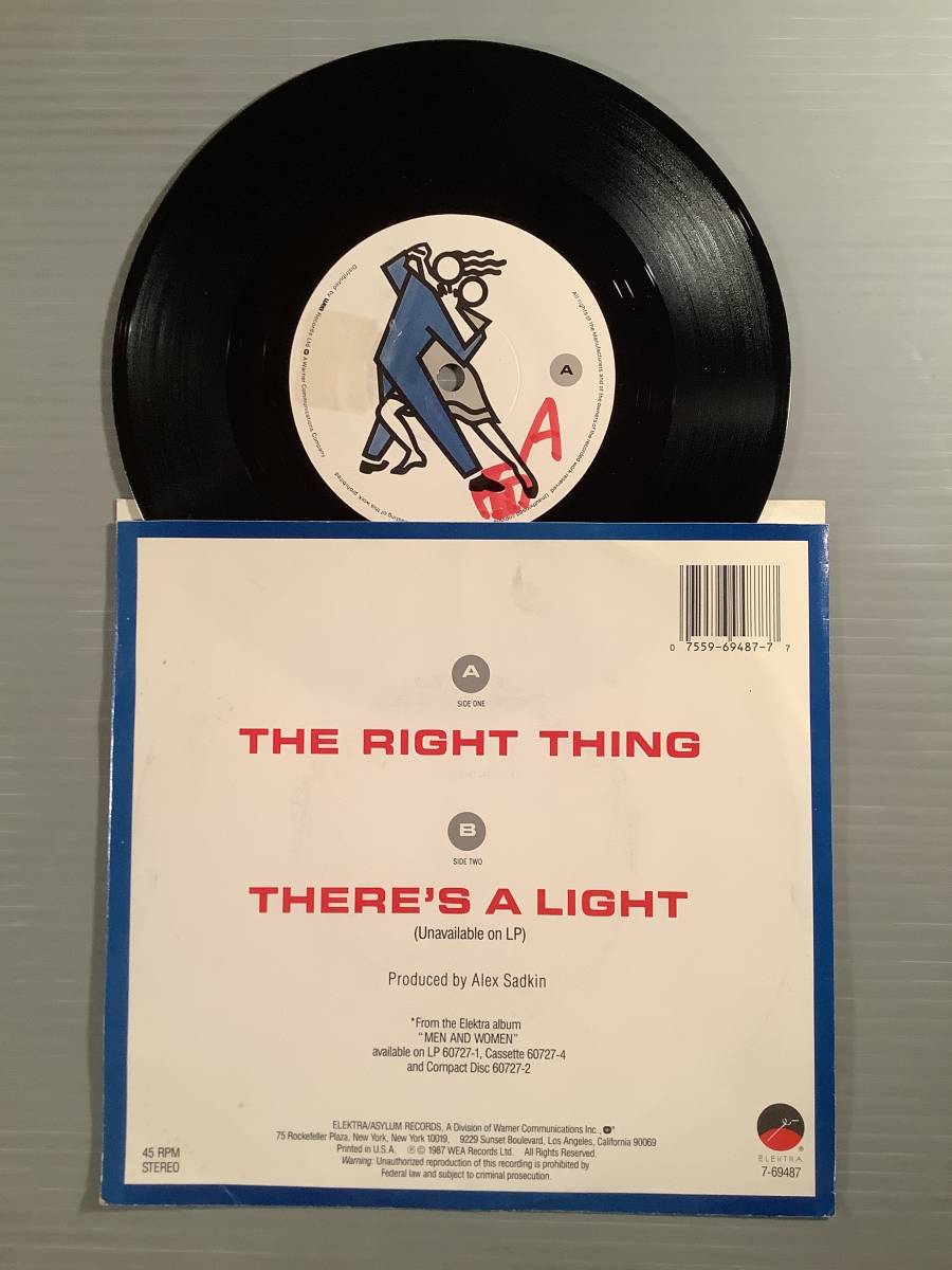  シングル盤(米盤 EP)▲シンプリー・レッド SIMPLY RED『THE RIGHT THING』『THERE'S A LIGHT』▲美品！_画像2