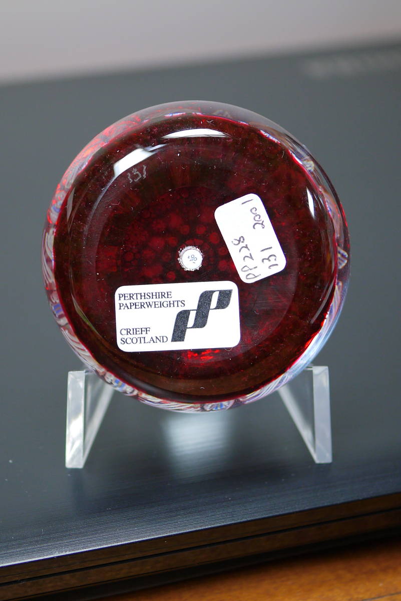  perth car -Perthshire paperweight Mill fioliPP228 2001 year limited goods 131 number ultimate small ..ke-n