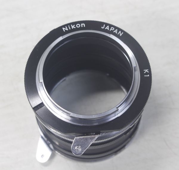 ニコン Nikon マクロ 中間リング 接写 Macro ring tube K1 K2 K3 K4 K5 セット 本革ケース付_画像2