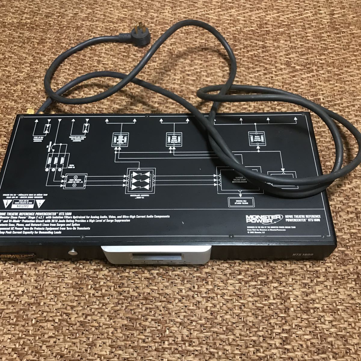 Monster Power HTS 1600 タップ 電源タップ 8口 クリーン電源_画像1