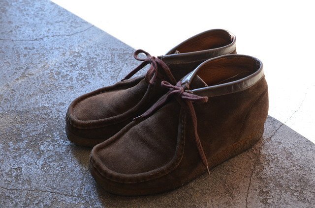 ■CLARKS ワラビーブーツ アイルランド製 ■クラークス_画像1