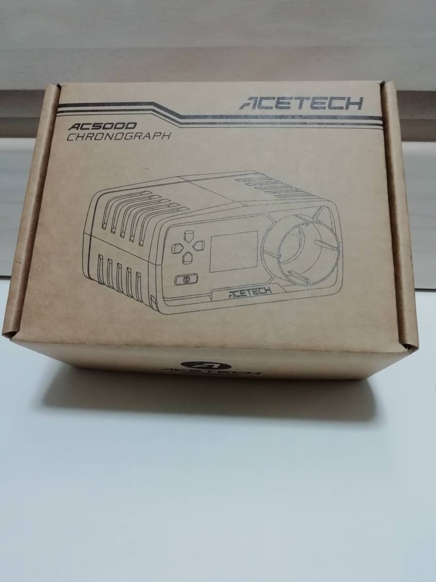 新品 未使用品 ACETECH AC5000 弾速計 弾速器 初速 マルチ ジュール 自動計算 センサー 自己診断 25発 ショットメモリー USB エーステックの画像1