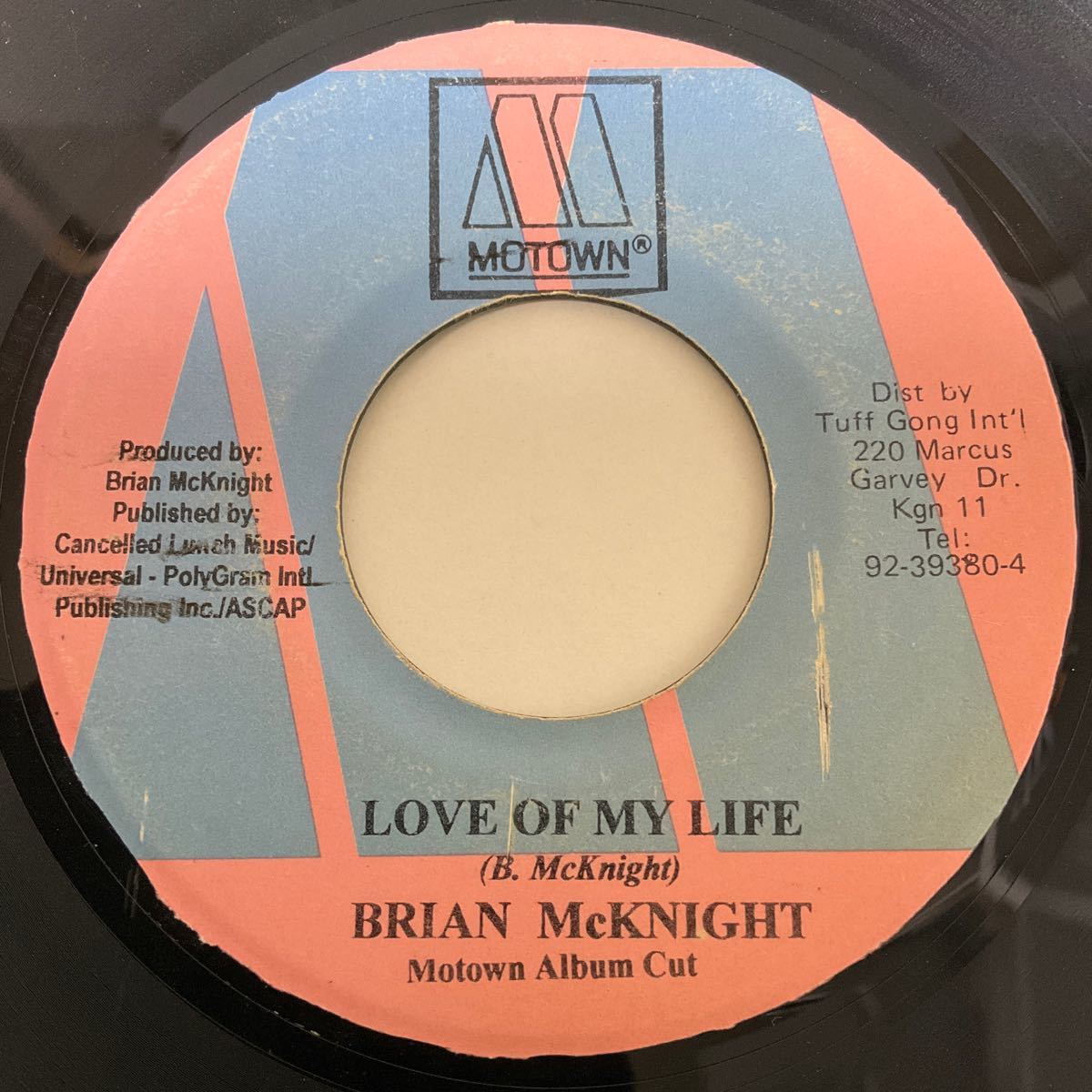 ジャマイカ盤 / Brian McKnight / Love Of My Life / 7inch レコード / EP /_画像2