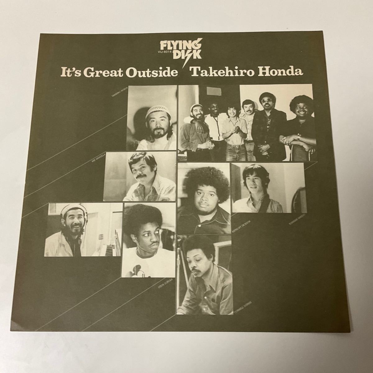 本田竹曠 / It's Great Outside / LP レコード / Flying Disk / VIJ-6014 / 本田竹広 / TAKEHIRO HONDA / 和ジャズ_画像5