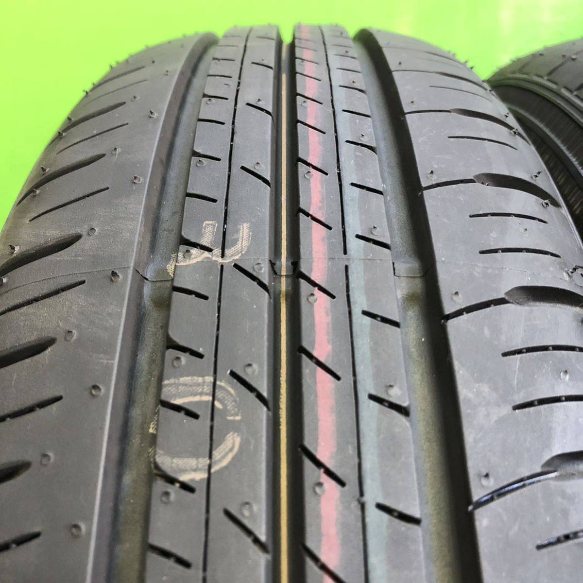 AE357-401 ほぼ新品 DAIHATSU 美品 ダンロップ EC300 165/65R14 【4本set】14x5J +35 100 4穴　ダイハツ純正 トール ブーン 等　_画像7