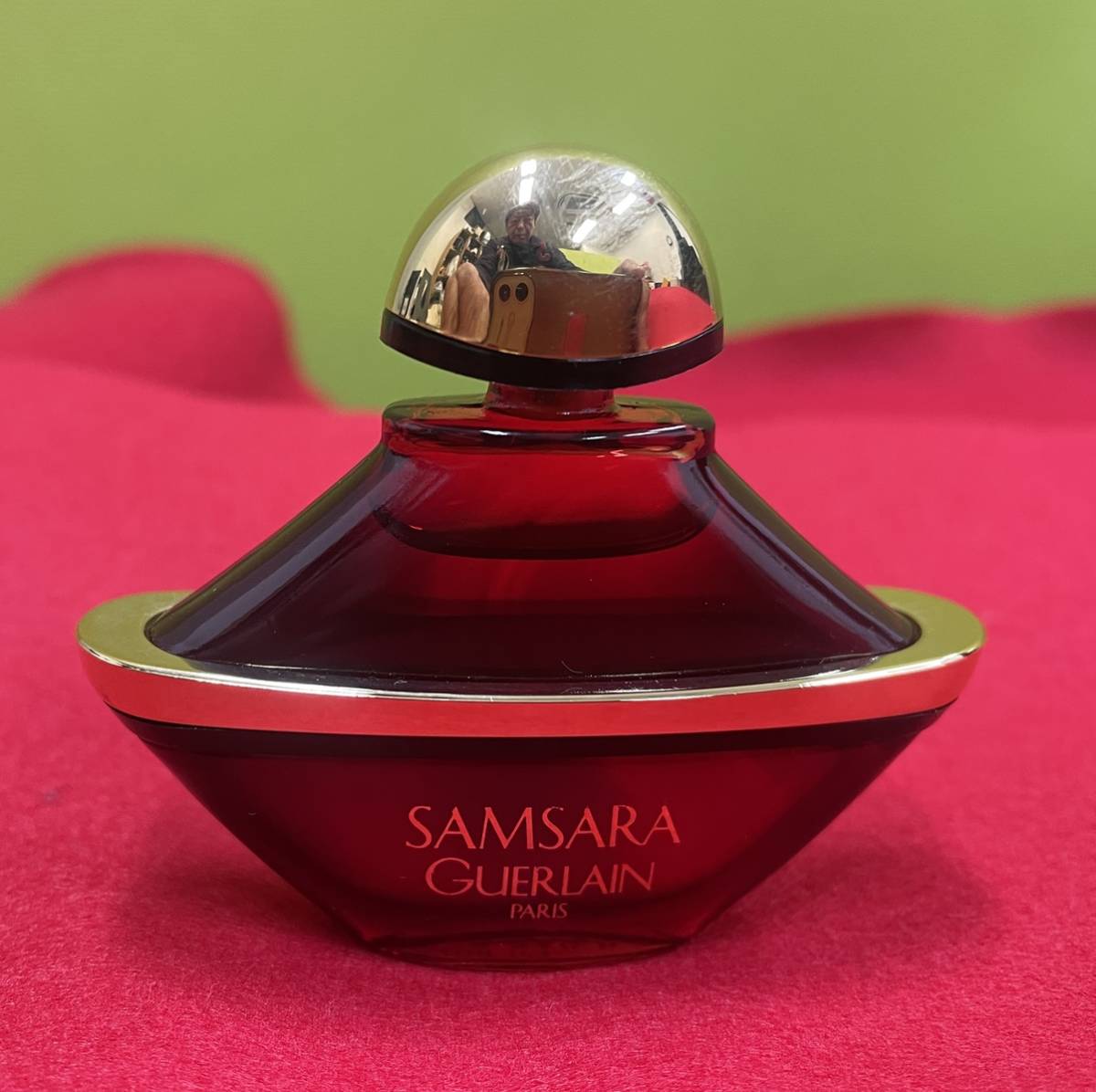 美品 ほぼ未使用品 ゲラン サムサラ パルファム guerlain SAMSARA 7.5ml 香水 パフューム ケース付 ビンテージ_画像3