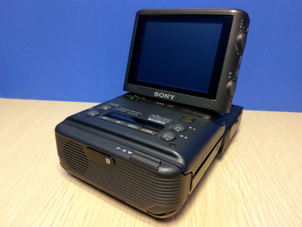 SONY GV-500 動作品ビデオウォークマン8mm ポータブルビデオ SONY GV-500 動作品ビデオウォークマン8mm ポータブルビデオ