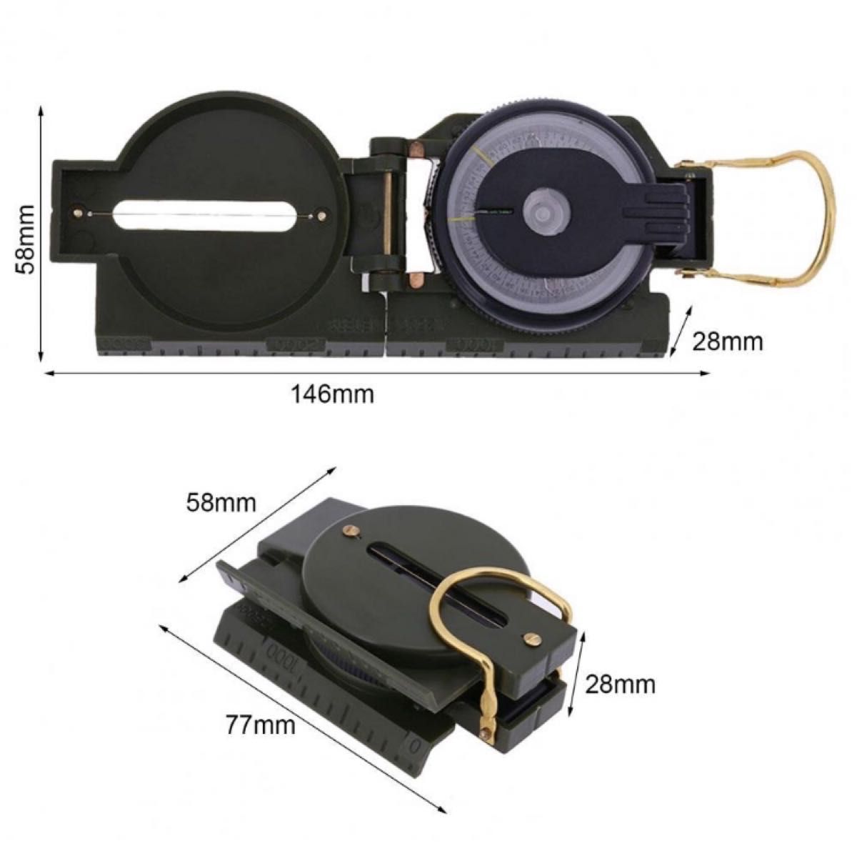 Lensatic Compass レンザティックコンパス 方位磁石 コンパス