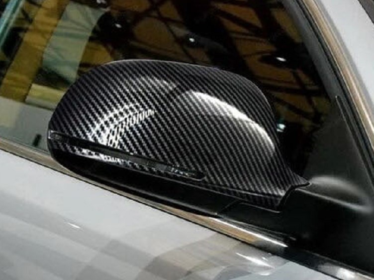  sport opening fully! Audi carbon look door mirror cover A6 S6 sedan Avante 2.8FSI 3.0TFSI 3.0TFSI quattro S line C6