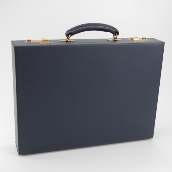 *( britain )s way n Ad knee * yellowtail g/SWAINE ADENEY BRIGG[ valuable * pen tray other attaching / attache case ] navy blue / men's / business / bag *N5899