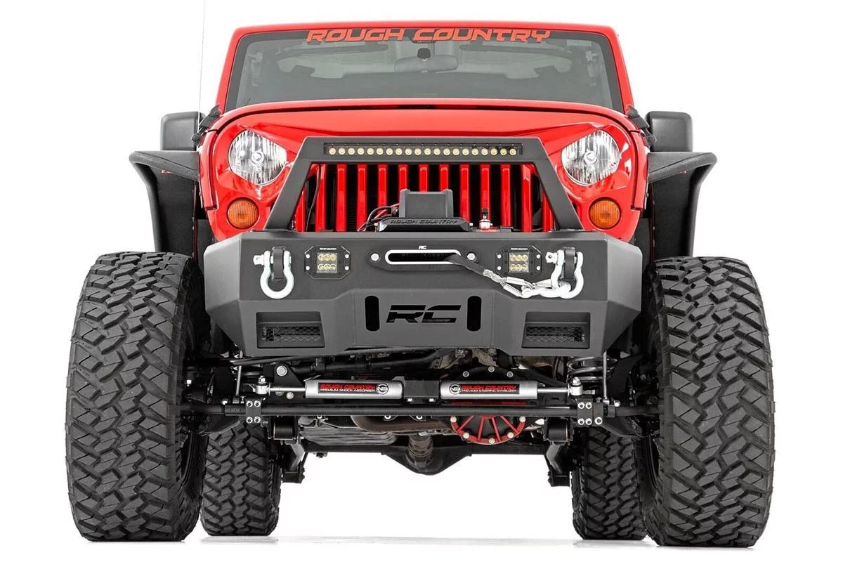 JeepラングラーJK【SALE】Rough Country N3 デュアルステアリングスタビライザー ★新品未使用★の画像4