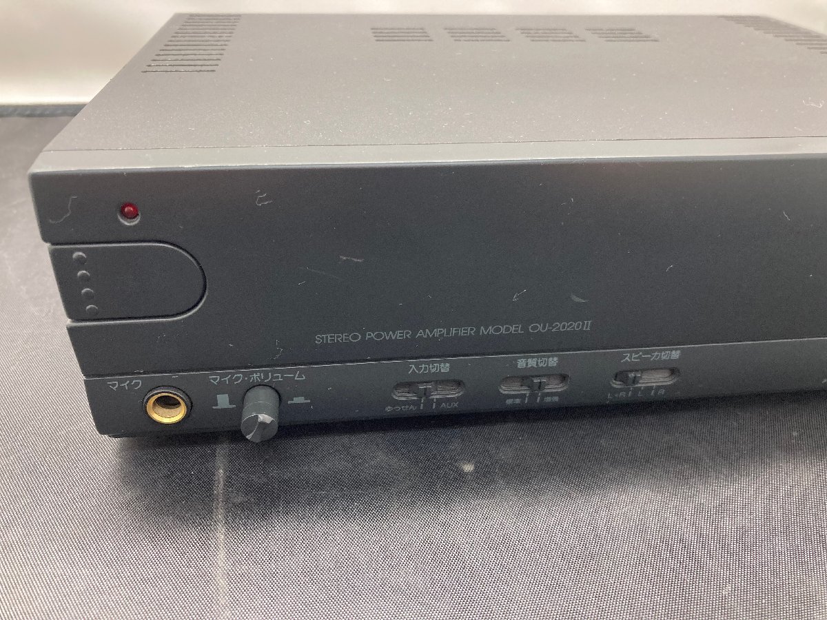 【★99-04-7864】■中古品■MASSIVE マッシブ OU-2020Ⅱ ステレオ パワーアンプ STEREO POWER AMPLIFIRE_画像2