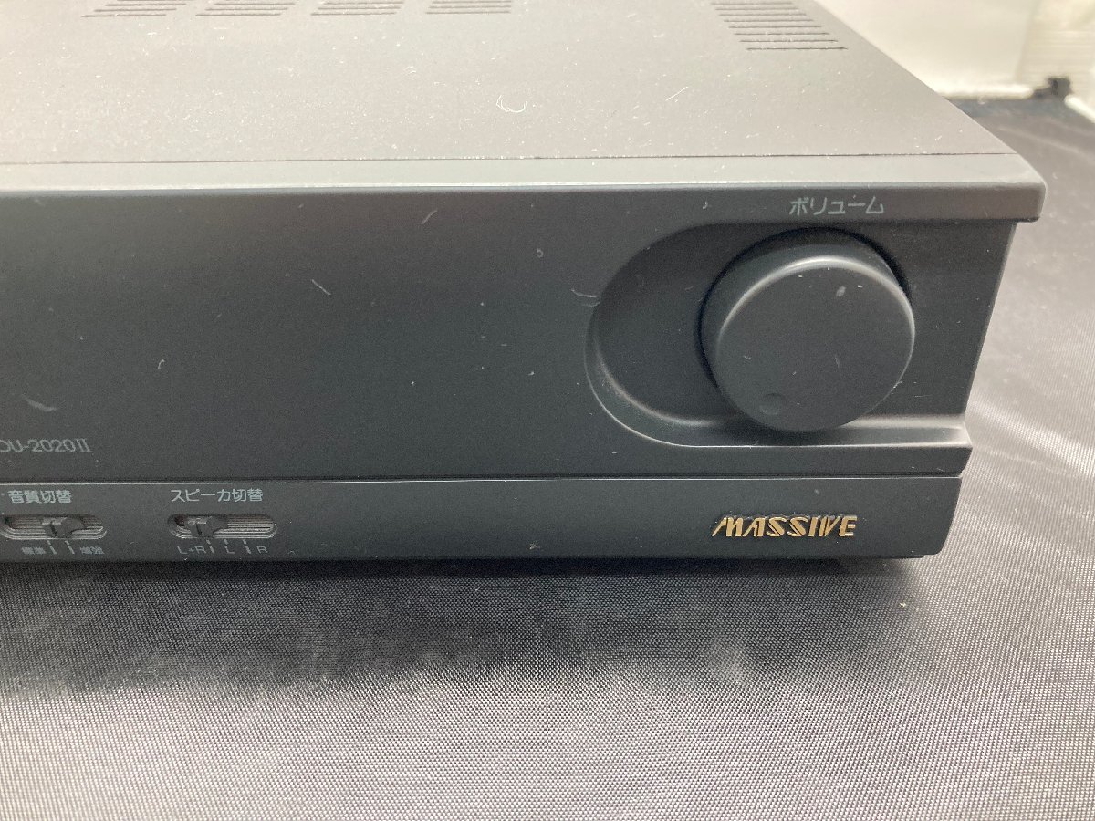 【★99-04-7864】■中古品■MASSIVE マッシブ OU-2020Ⅱ ステレオ パワーアンプ STEREO POWER AMPLIFIRE_画像3